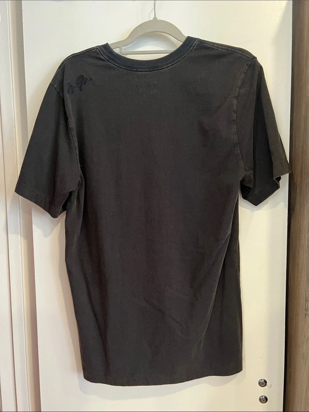 Jordan Black Short Sleeve Tee with Red Jumpman Patch